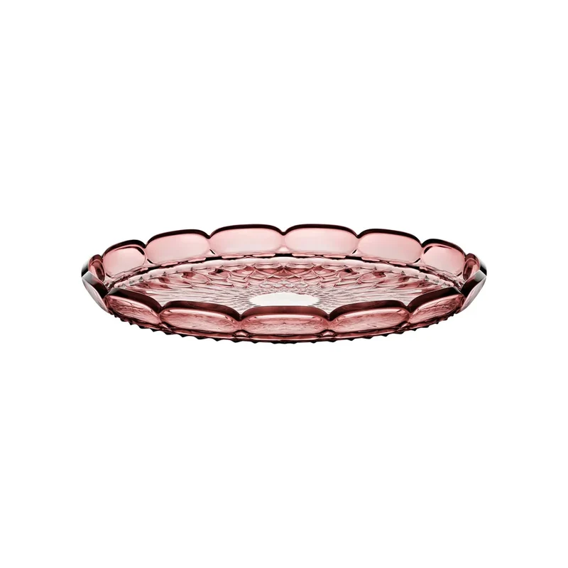 VASSOIO TONDO GRANDE "VANITY" - 36 cm MAUVE