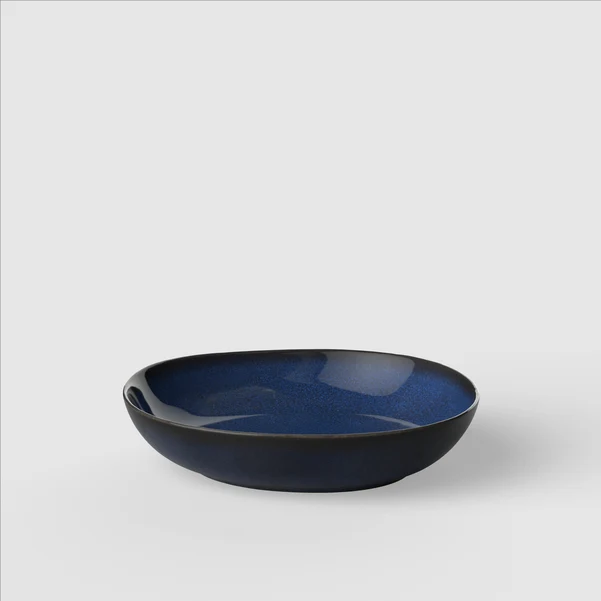 LAVE Piatto per pasta - Blu, 470 ml, terracotta