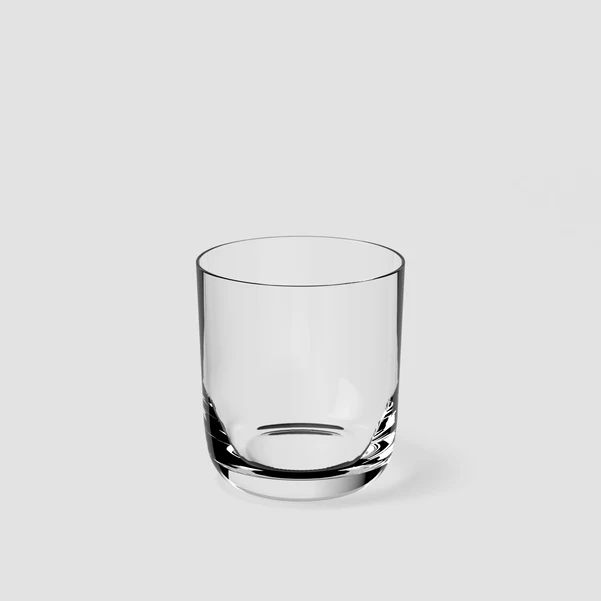 La Divina - set 4 Tumbler da whisky trasparente, 250 ml, cristallo