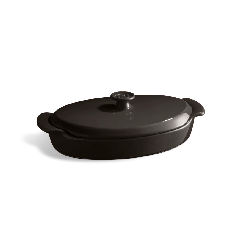 Piatto Papillote piccolo - 30,5 cm - color fusain