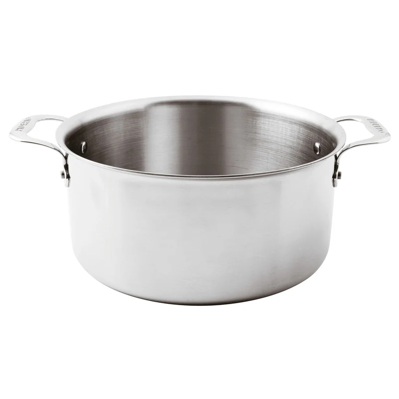 Casseruola bassa 2 maniglie Acciaio inox, Alluminio - diametro 28 cm - h 14 cm