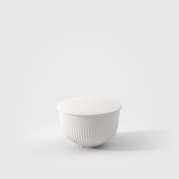 Afina Zuccheriera bianca, 90 ml, Premium Porcelain