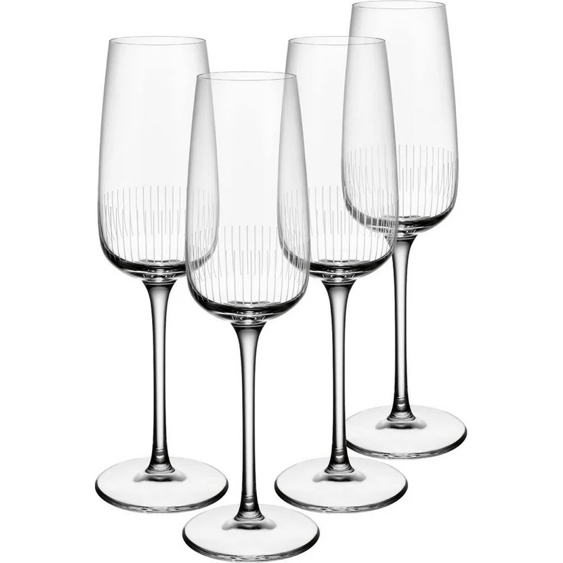 Villeroy & Boch Afina set di bicchieri da champagne 4 pezzi