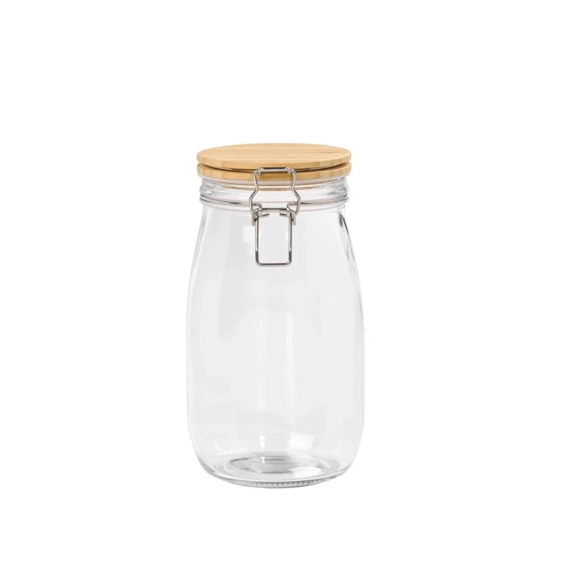 Aufbewahrungsglas mit Bambusdeckel 440ml