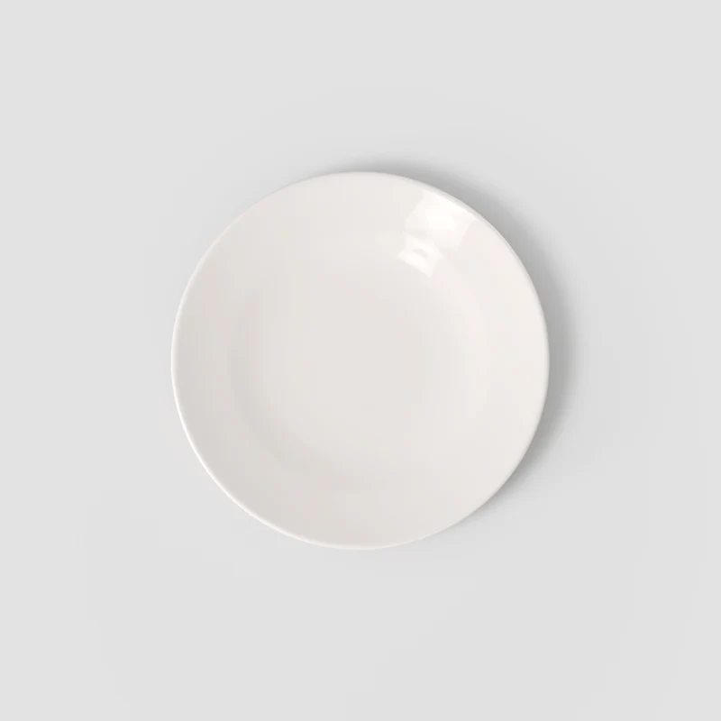 FOR ME Piatto da pane - Bianco, Ø15,9 cm, Premium Porcelain