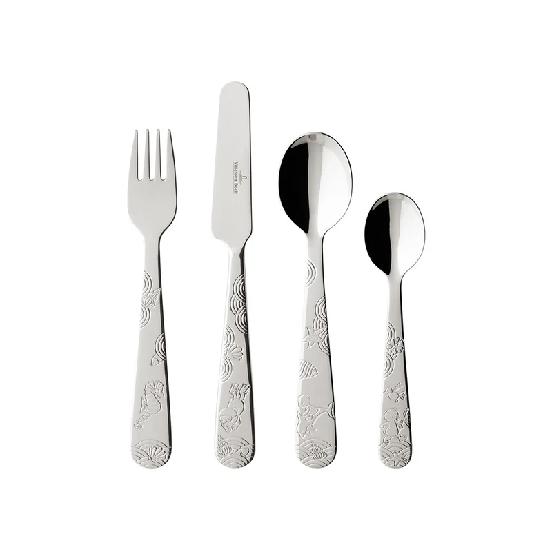 KIDDY BEARS Posate per bambini - Acciaio inox SET 4 PEZZI