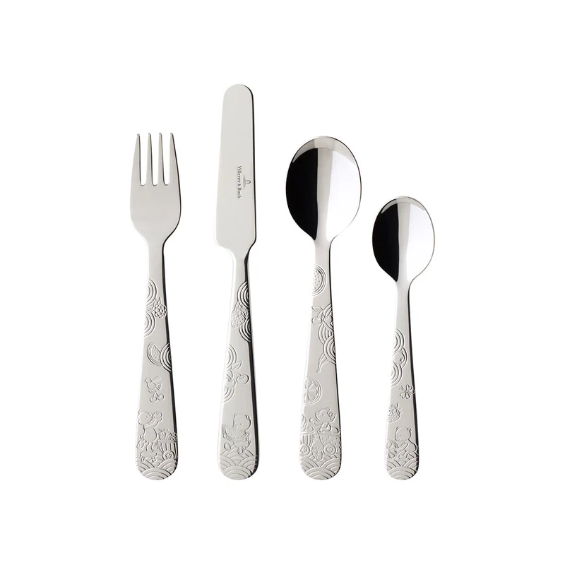 KIDDY BEARS Posate per bambini - Acciaio inox SET 4 PEZZI