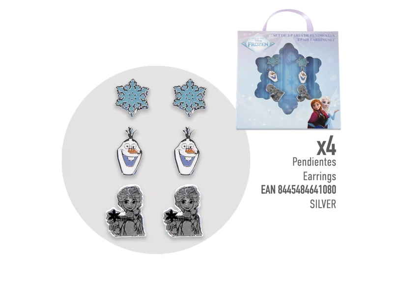 Frozen orecchini argento
