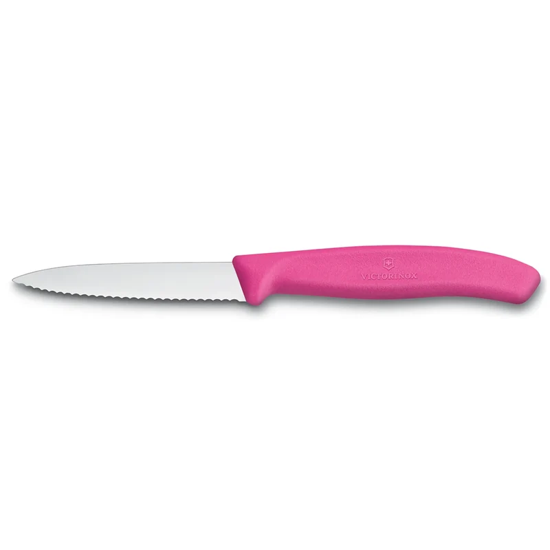 Spelucchino ondulato - manico rosa