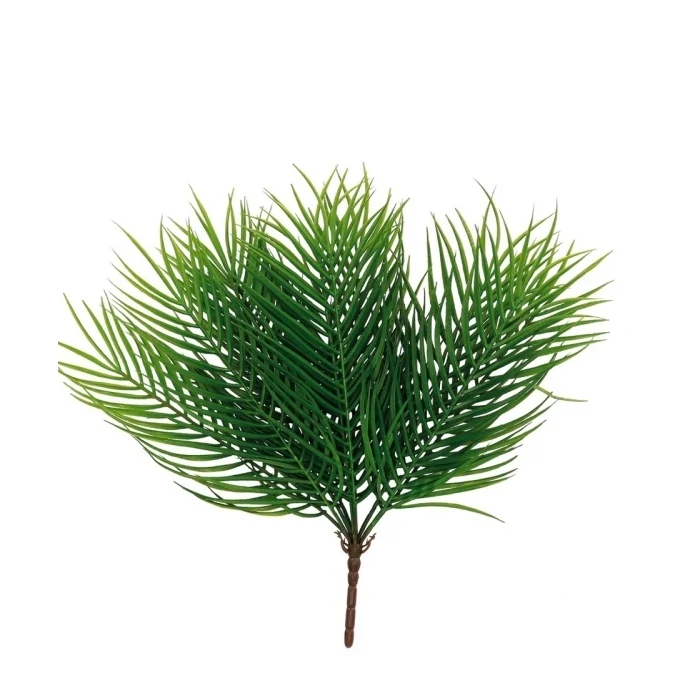 Ramoscello artificiale con foglie per decorazione 49 cm