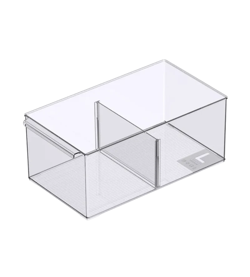 Aufbewahrungsbehälter mit Fächern extra lang - 20.3x37x15.1 cm