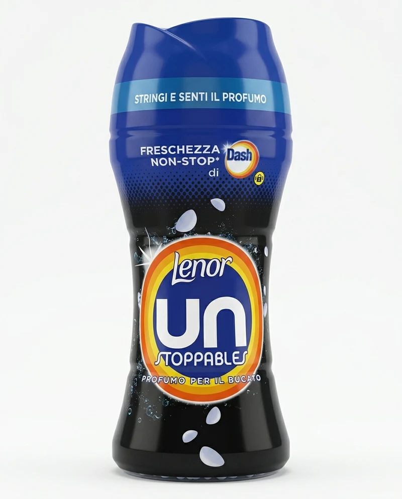 Lenor Unstoppables Perle Profumate Bucato 195 g | Freschezza Non-Stop Dash | Profumo fino a 12 Settimane