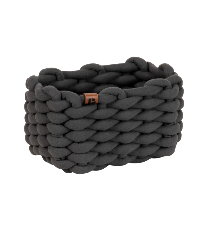 BASKET Aufbewahrungskorb Grau S - 15x20x11cm