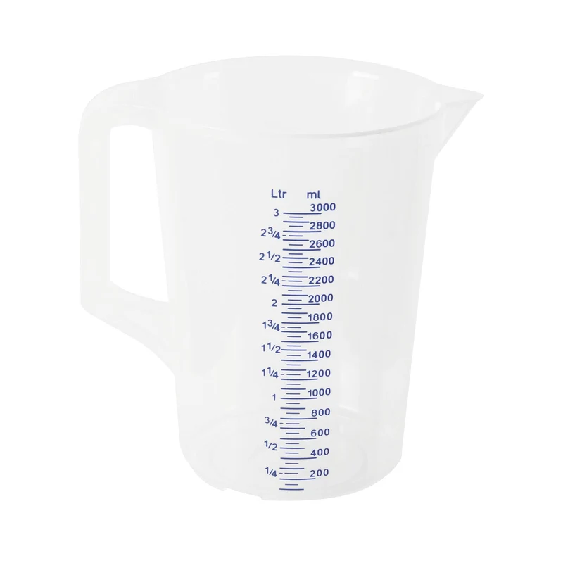 Caraffa graduata Polipropilene - 15,5 CM - 3 LITRI