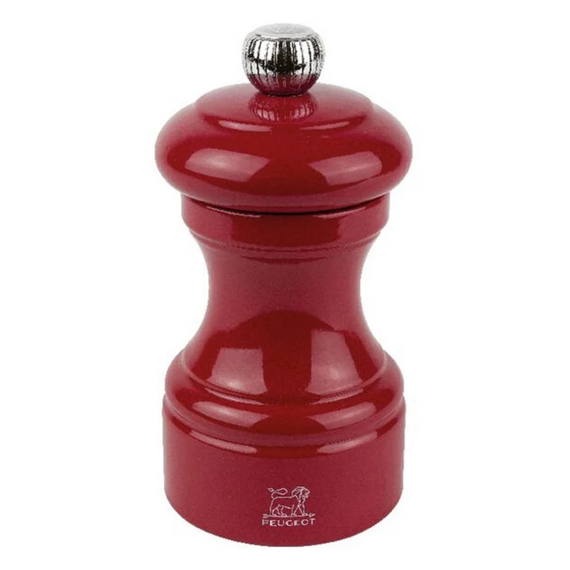"Bistro" Macinasale in Legno Smaltato - 10 cm / Red