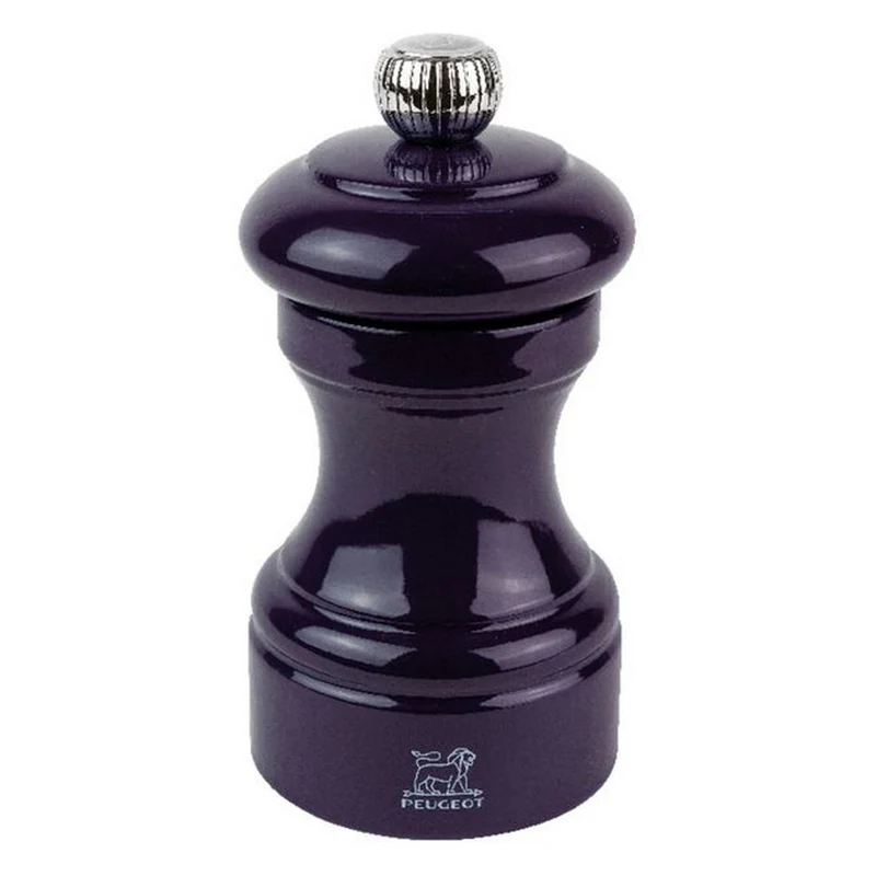 "Bistro" Macinasale in Legno Smaltato - 10 cm / Purple