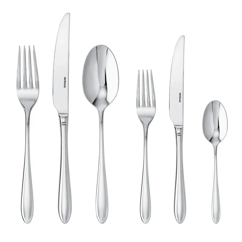 DREAM Servizio tavola 36 PZ Monoblocco - Acciaio Inox Mirror