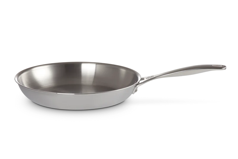 Padella bassa in acciaio inox - 28 CM