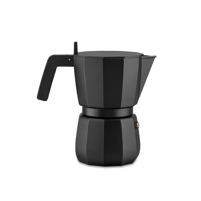 MOKA caffettiera espresso Nero - 6 tazze