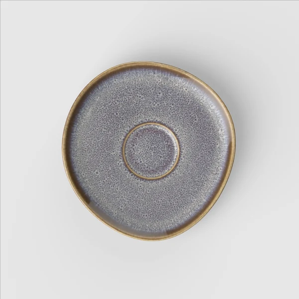 LAVE Piattino per tazza da caffè - Beige, 15,3 x 15,2 cm, terracotta