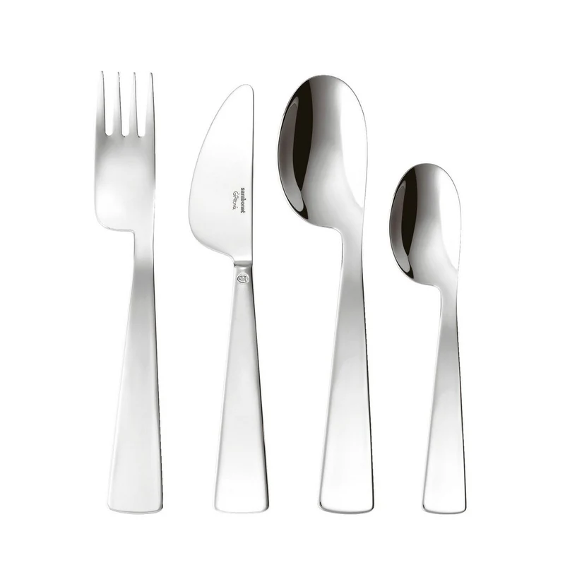Set tavola bambino 4 posate in acciaio inox - design Gio Ponti