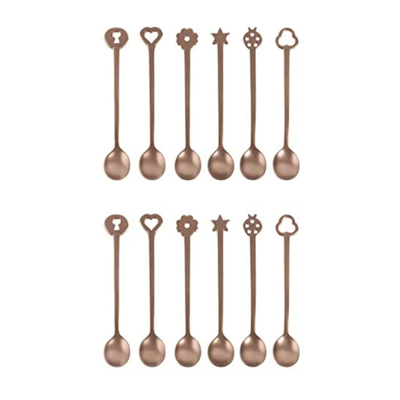 PARTY Set 12 Cucchiaini Pvd Copper