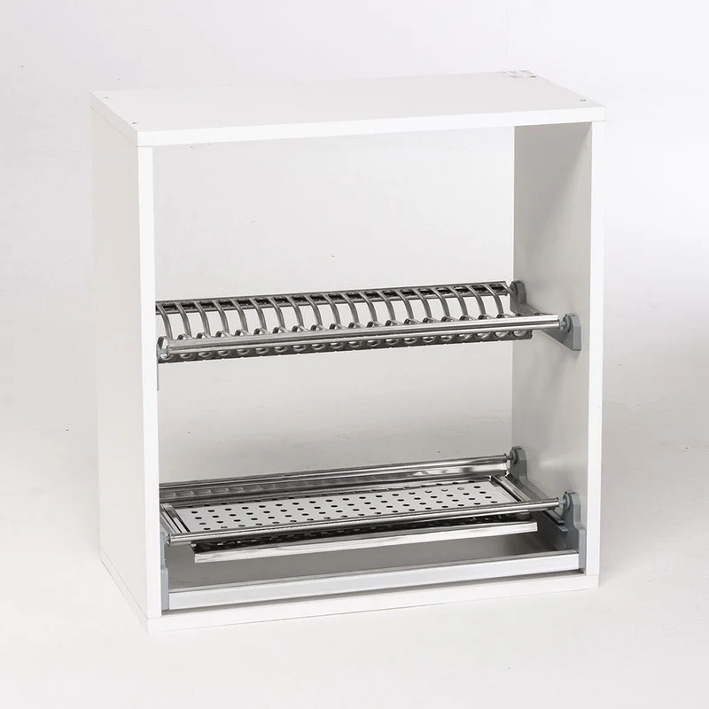 Scolapiatti Colapiatti ad Incasso in Acciaio Inox 56x30cm con Raccogligoccia Fumer