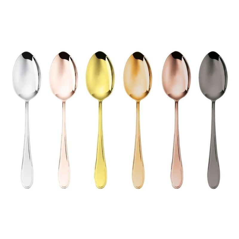 Sambonet Rosenthal Set 6 Cucchiaini Da Caffè Acciaio Inox