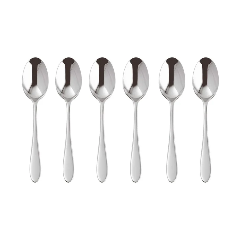 VELVET SET 6 Cucchiaini Caffè Espresso - Acciaio Inox
