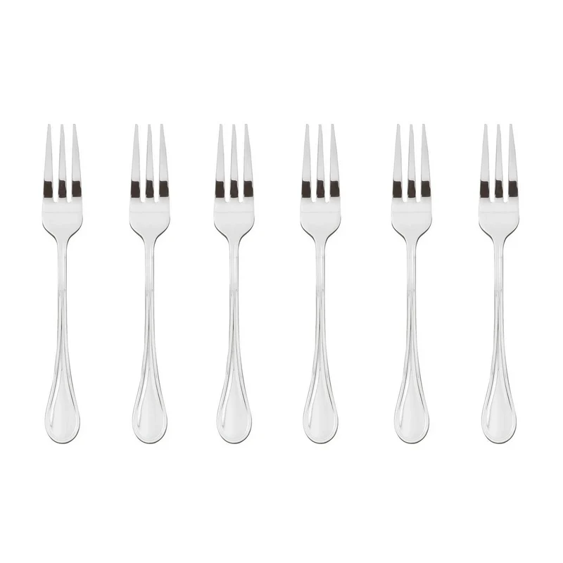 Royal - Set 6 forchettine dolce in acciaio inox