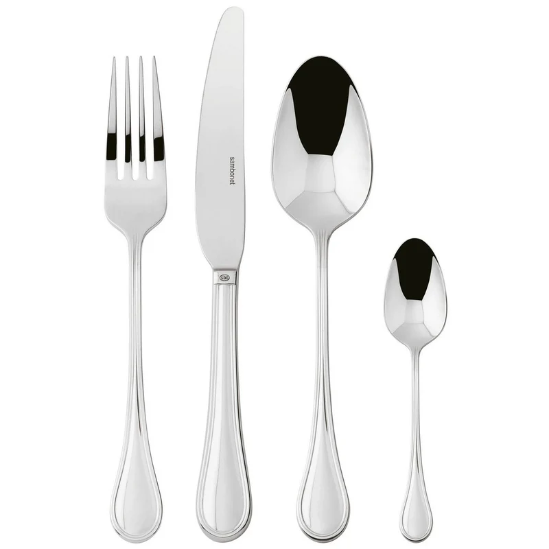 ROYAL Servizio tavola 24 PZ Monoblocco - Acciaio inox Mirror