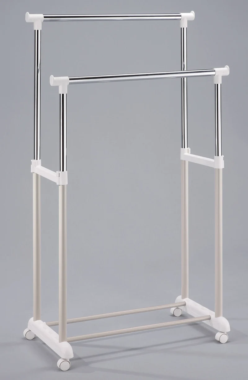 Stender Doppio Estendibile in Metallo Cromato e Plastica Fumer Multiplo