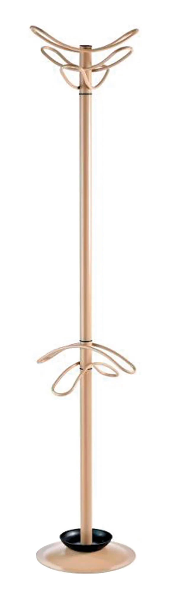 Appendiabiti da Terra Ø36x178 cm con Portaombrelli in Metallo Fumer Harry Beige