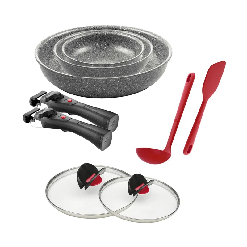 Set Pentole con Accessori, 9 pezzi I love Cooking at Home
