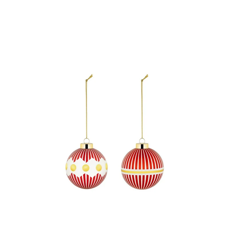 Alessi Delight set due Palle di Natale - NZ04SET1