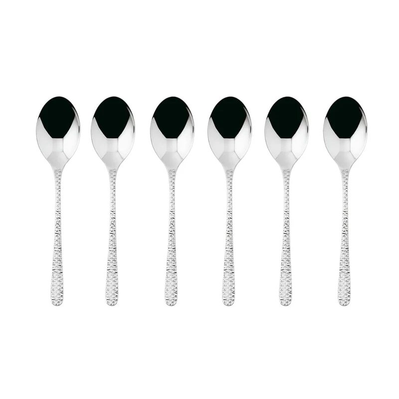VENEZIA SET 6 Cucchiaini Moka - Acciaio Inox