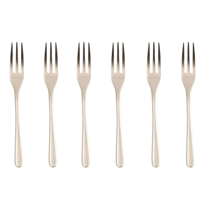 Sambonet Confezione Regalo 6 Forchette Dolce Taste Antique Pvd Champagne