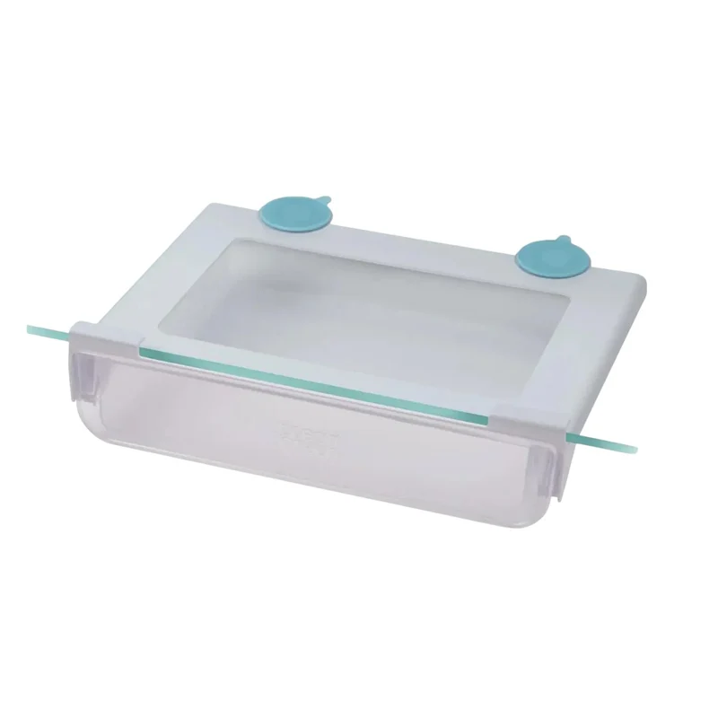 Cassetto portaoggetti trasparente sotto il ripiano FridgeStore™