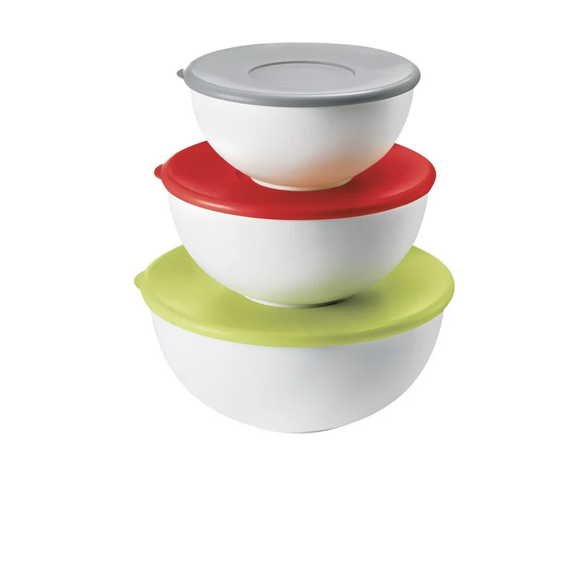 SET 3 CONTENITORI CON COPERCHIO 'EVERYWHERE BIO' "FOOD STORAGE"