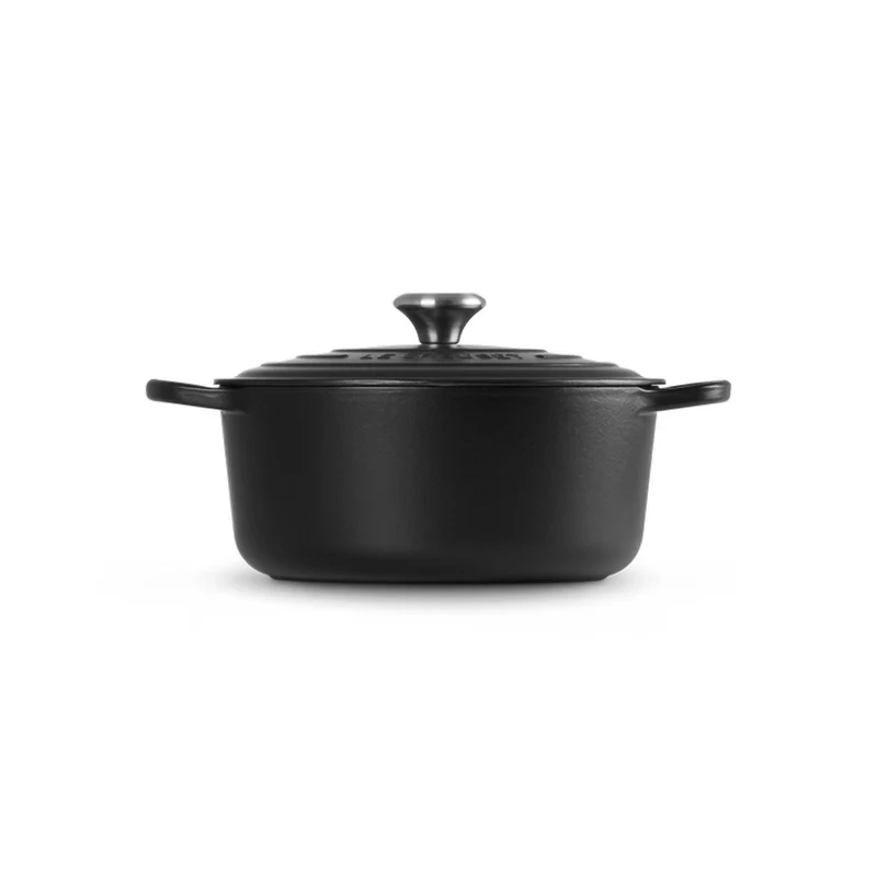 Cocotte rotonda Evolution in ghisa vetrificata - NERO - 26 CM