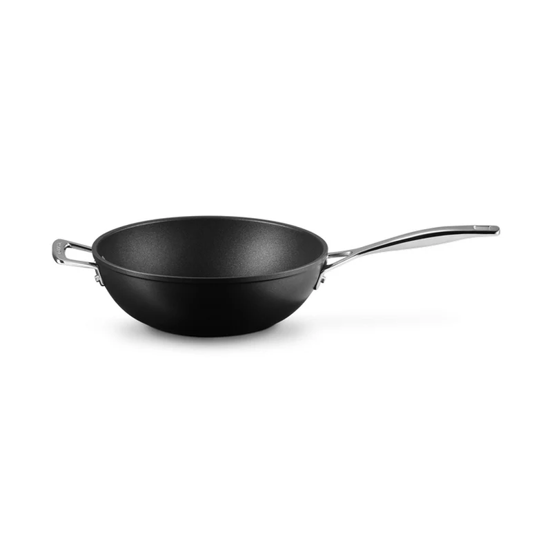 Padella Wok con maniglia in alluminio antiaderente - 26 cm, 3.4L
