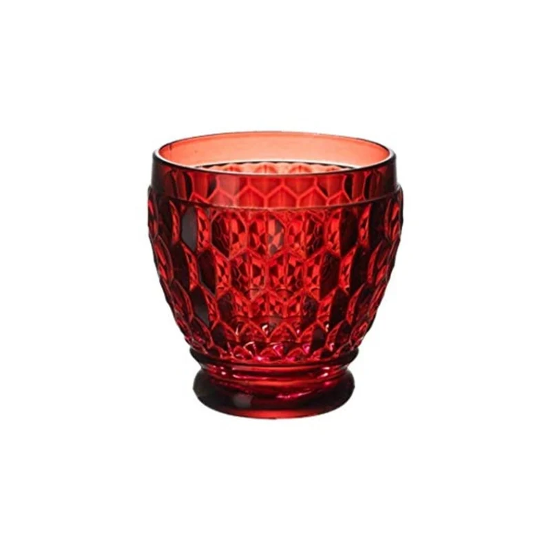 BOSTON Bicchierino da shot 80 ml - Rosso in Vetro