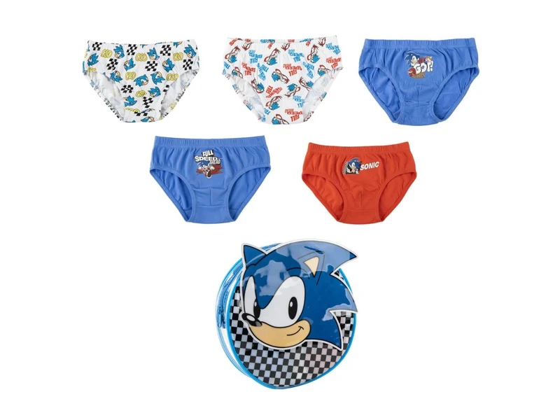 Sonic set mutandine maglietta bag taglia 02/03