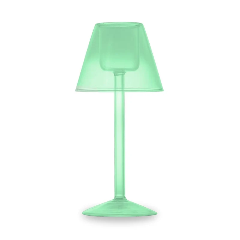 Wd Lifestyle Porta tealight in vetro Borosilicato - 22cm / Verde