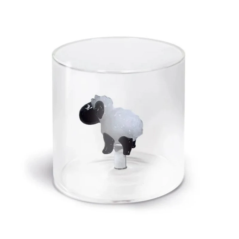 Bicchiere in vetro borosilicato - 250 ml / Pecora