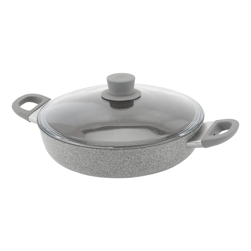 MURANO Tegame con coperchio e maiglie - 28 cm Antiadernte