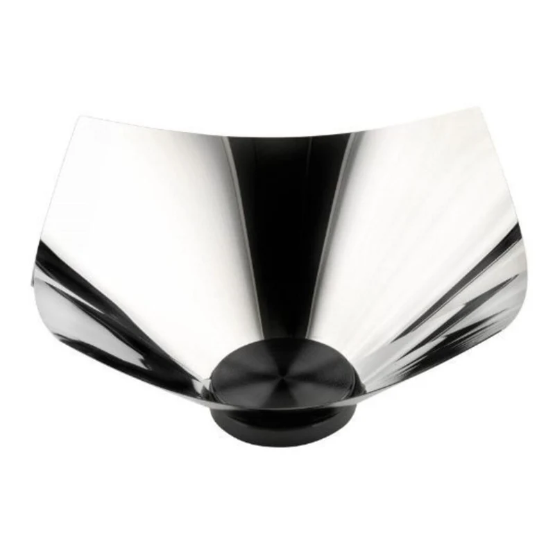 Alessi - Lobo Cestino Quadrato In Acciaio Lucido - 7224