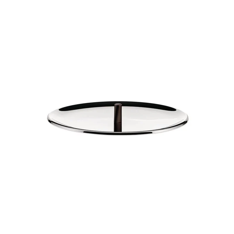 Alessi - Edo Coperchio In Acciaio Inox Con Pomolo Pvd Marrone - 16 cm