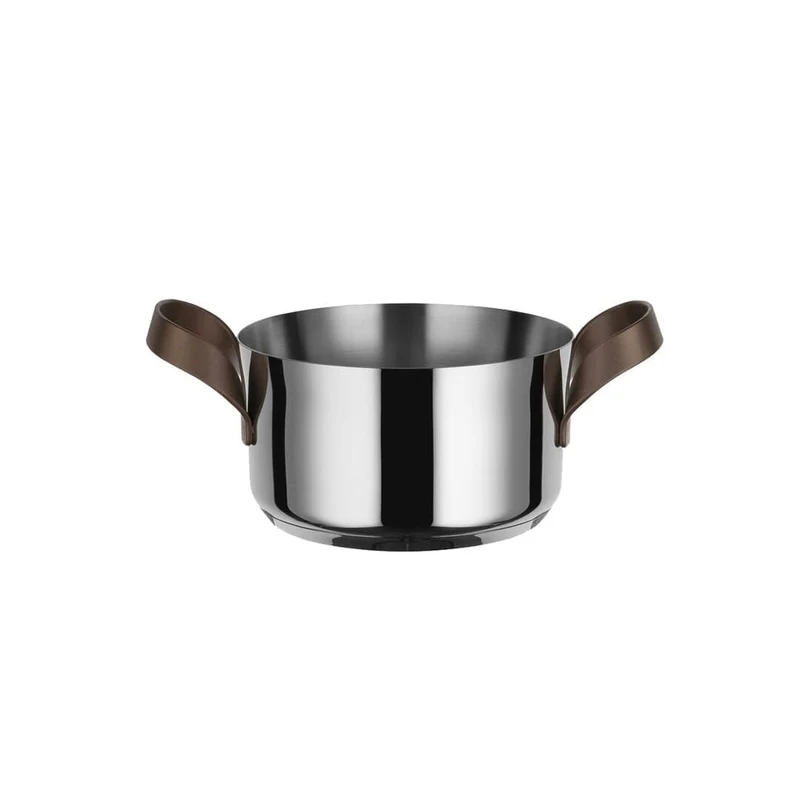 Alessi Edo Casseruola A Due Acciaio Inossidabile 18/10 Con Rivestimento In Pvd M