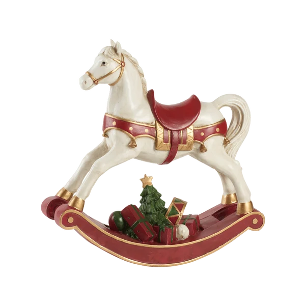 Winter Collage Statuetta Natale rossa, 0 x 0 mm